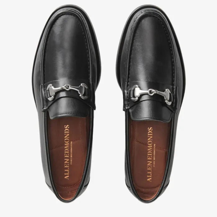 Allen Edmonds Arezzo Italian Loafer Black Men Loafers and SlipOns