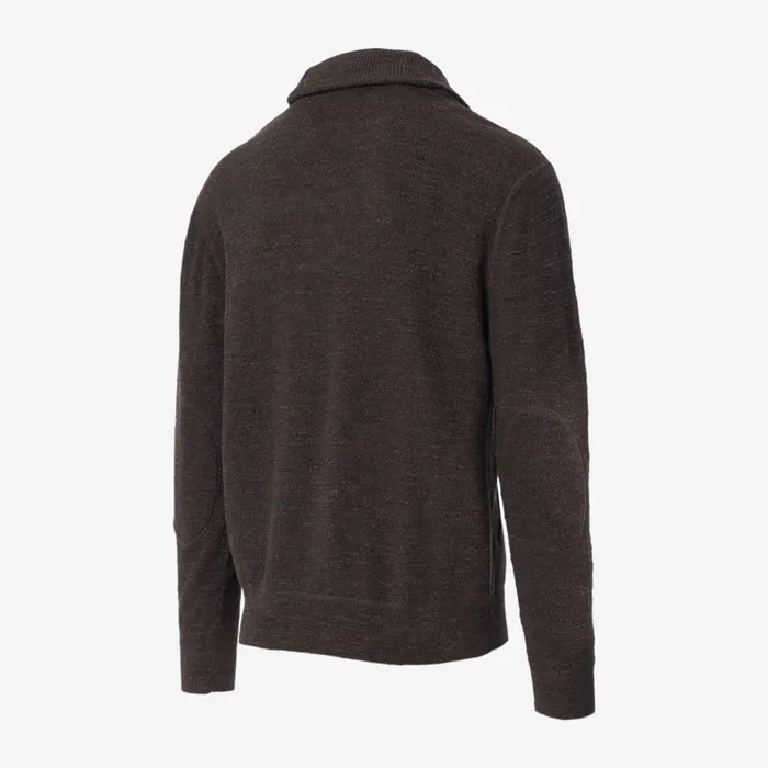 Allen Edmonds Avalon Shawl Cardigan Sweater Brown Men Shirts and Sweaters