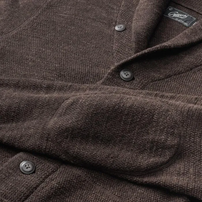 Allen Edmonds Avalon Shawl Cardigan Sweater Brown Men Shirts and Sweaters