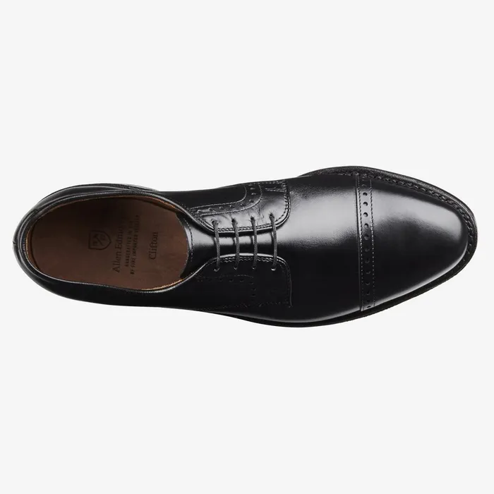 Allen Edmonds Clifton Derby Dress Shoe Black Men Oxfords and Derbys