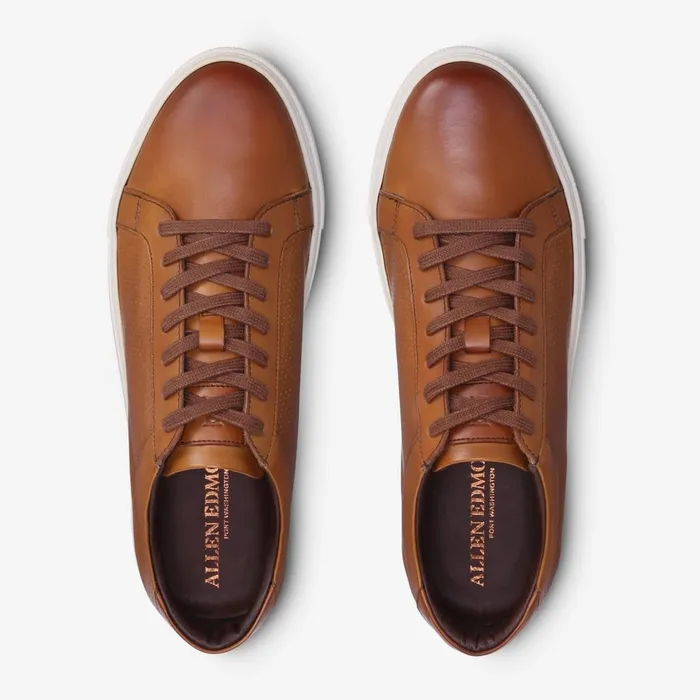 Allen Edmonds Courtland Sneaker Walnut Men Sneakers