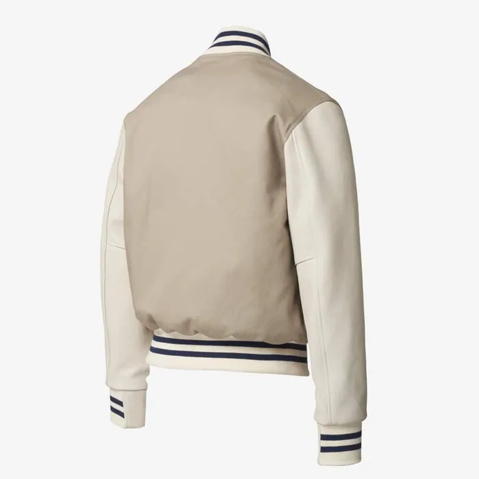 Allen Edmonds Dean Varsity Jacket By Golden Bear Khaki Men Outerwear