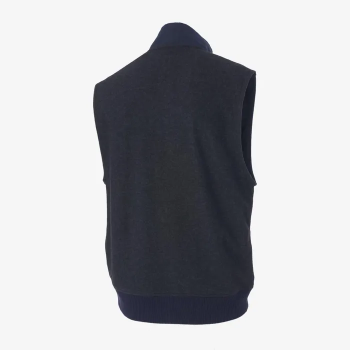 Allen Edmonds Dylan Mixed Media Vest Navy Men Outerwear