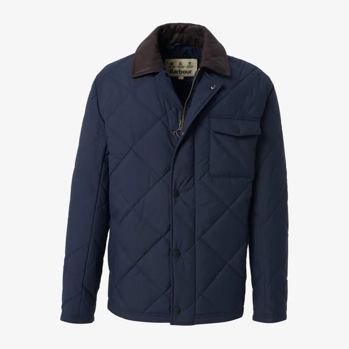 Allen Edmonds Evenwood Quilted Coat Navy Men Outerwear