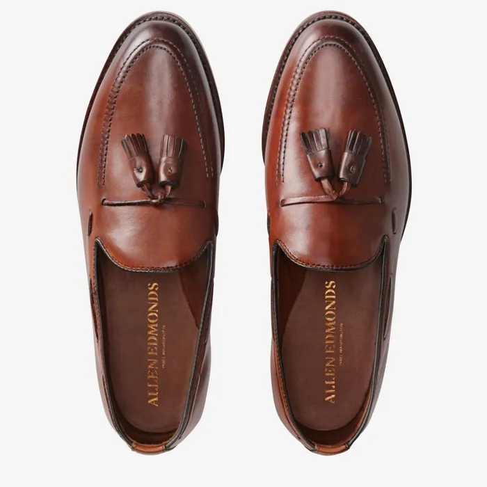 Allen Edmonds Grayson Dress Loafer Dark Chili Men Made In The Usa