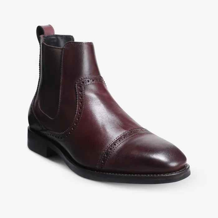 Allen Edmonds Lombard Chelsea Dress Boot Merlot Men Made In The Usa
