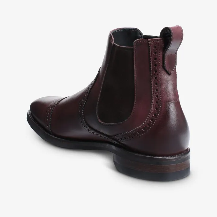 Allen Edmonds Lombard Chelsea Dress Boot Merlot Men Made In The Usa