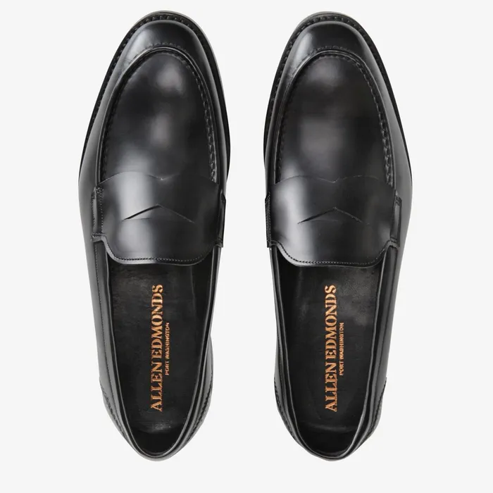 Allen Edmonds Mercer Street Penny Loafer Black Men Loafers and SlipOns