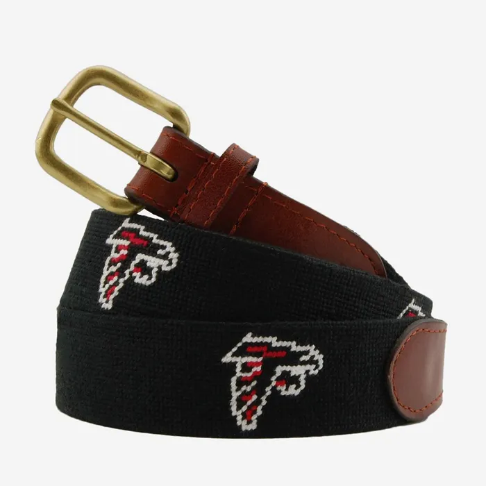 Allen Edmonds NFL Needlepoint Belt By Smathers and Branson Atlanta Falcons Men Casual Belts