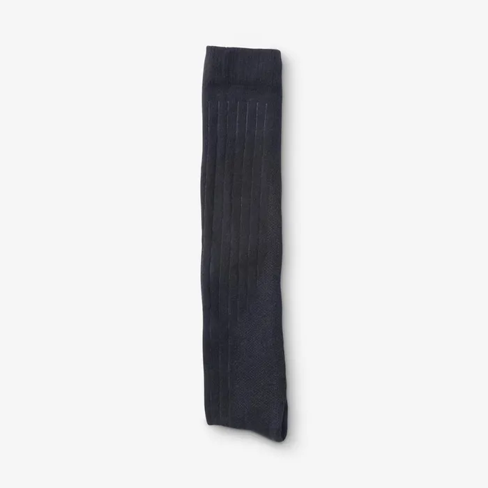 Allen Edmonds OvertheCalf Cotton Air Dress Socks Black Men Socks