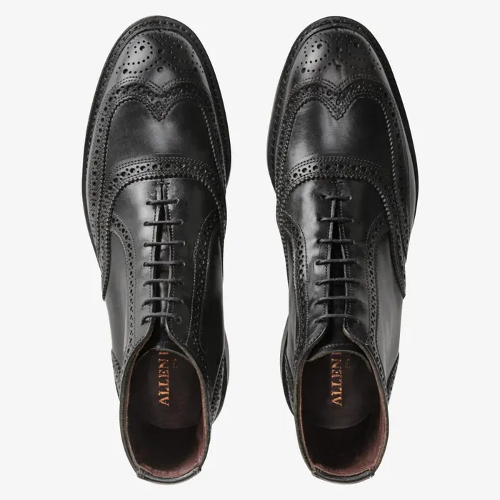 Allen Edmonds Stirling Wingtip Boot Black Men Dress Boots