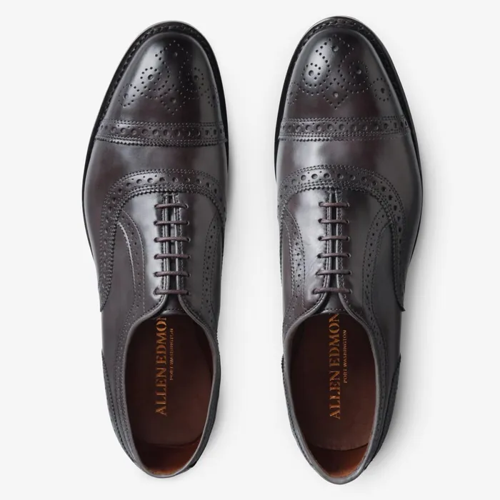 Allen Edmonds Strand CapToe Oxford Carbon Men Dress Shoes