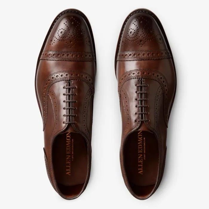 Allen Edmonds Strand CapToe Oxford Cigar Men Wide Width Shoes