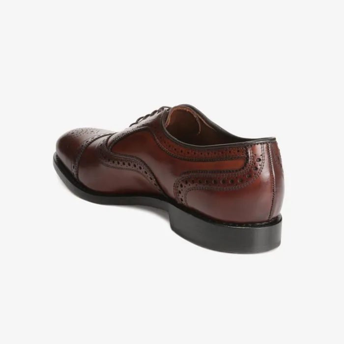 Allen Edmonds Strand CapToe Oxford Dark Chili Men Wide Width Shoes