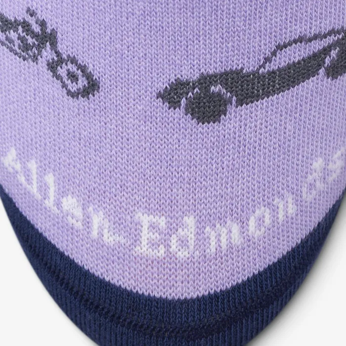 Allen Edmonds Transportation Sock Purple Men Socks