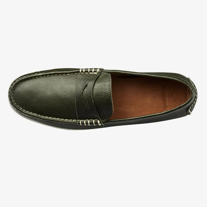 Allen Edmonds Turner Penny Loafer Green Men Boat Shoes and Driving Mocs