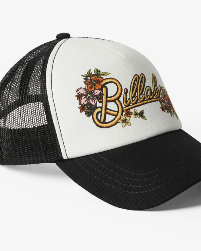 Aloha Forever Trucker Hat Black Multi 1 Women Billabong Hats and Beanies
