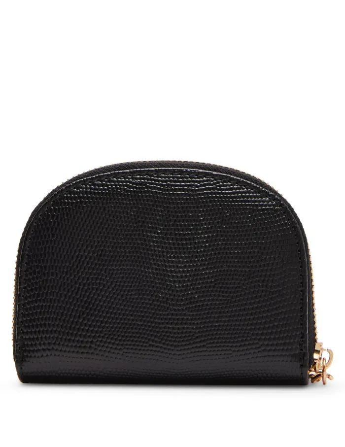 Anne Klein AK Curved Snake Card Case Black Women Handbags