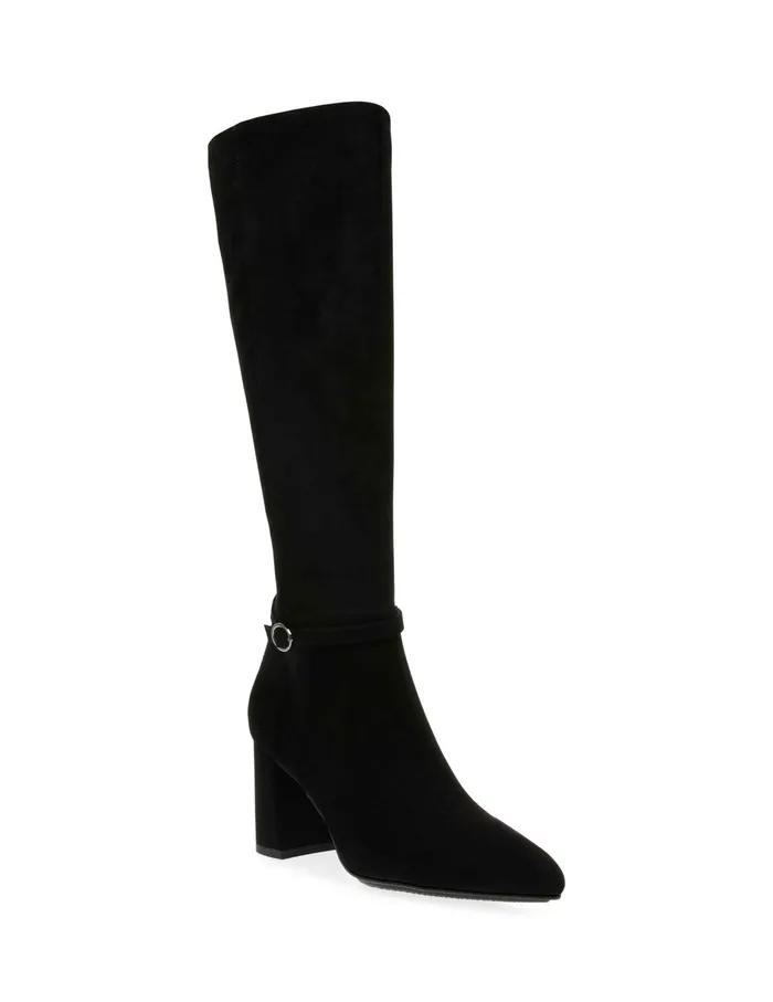 Anne Klein Brenice Tall Boot Black Ms Women Shoes