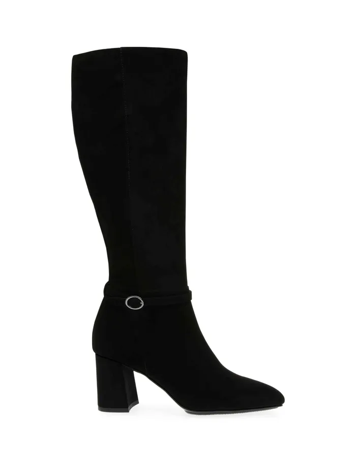 Anne Klein Brenice Tall Boot Black Ms Women Shoes