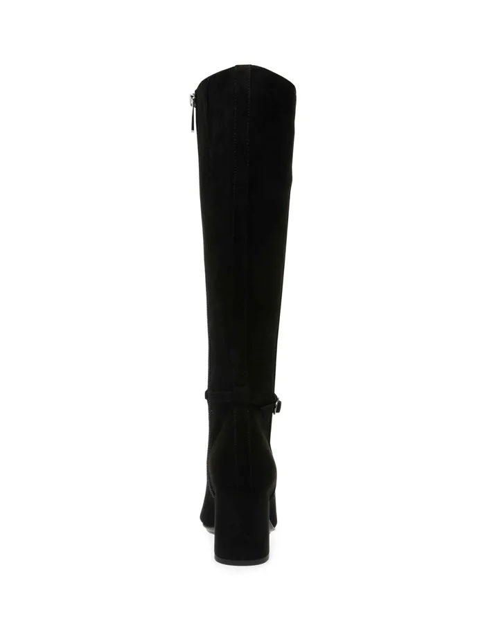 Anne Klein Brenice Tall Boot Black Ms Women Shoes