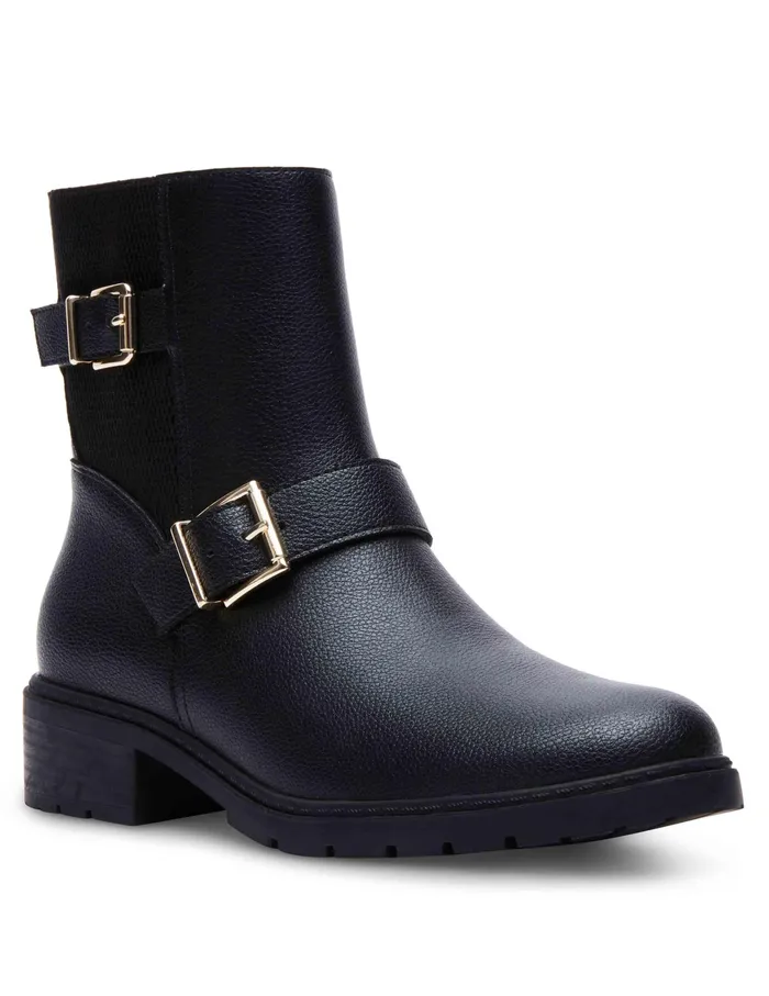 Anne Klein Flori Boot Black Smooth Women Shoes