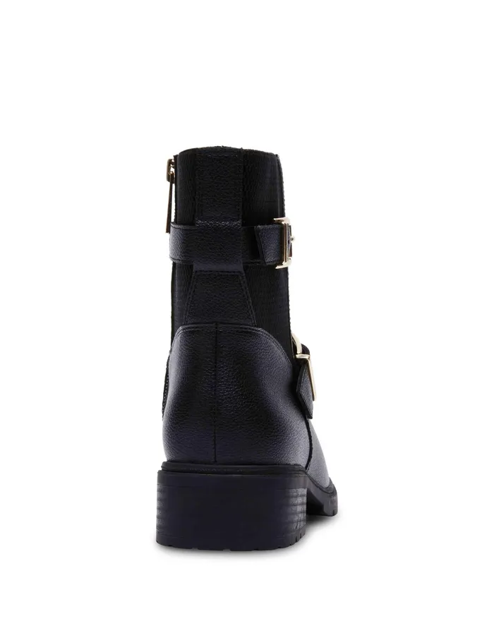 Anne Klein Flori Boot Black Smooth Women Shoes