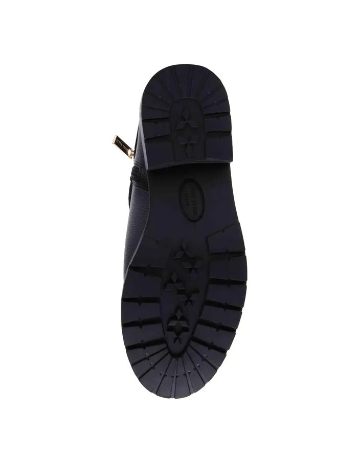 Anne Klein Flori Boot Black Smooth Women Shoes