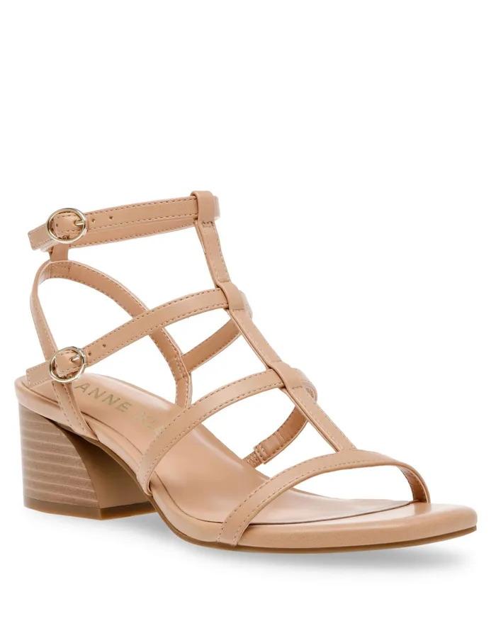 Anne Klein Mecca Dress Sandal Nude Women Shoes