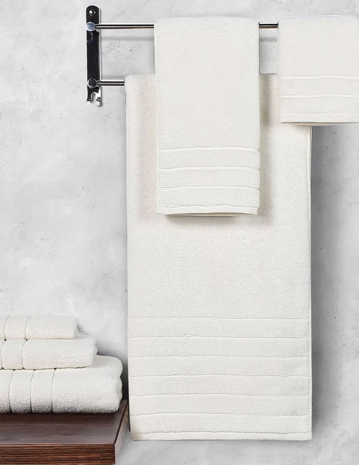 Anne Klein Reverie 6 Piece Towel Set White Women Home