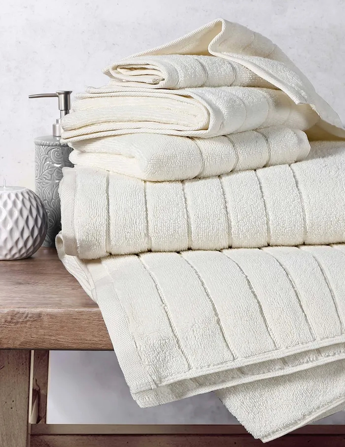 Anne Klein Reverie 6 Piece Towel Set White Women Home