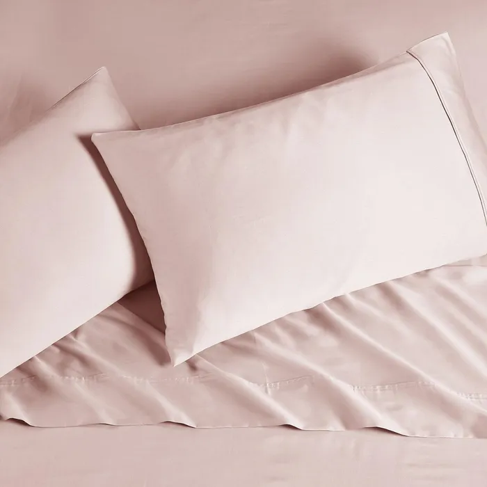 Anne Klein Reverie AntiMicrobial Sheet Set Blush Women Home