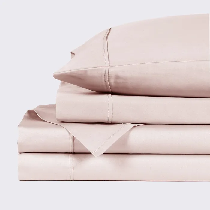 Anne Klein Reverie AntiMicrobial Sheet Set Blush Women Home