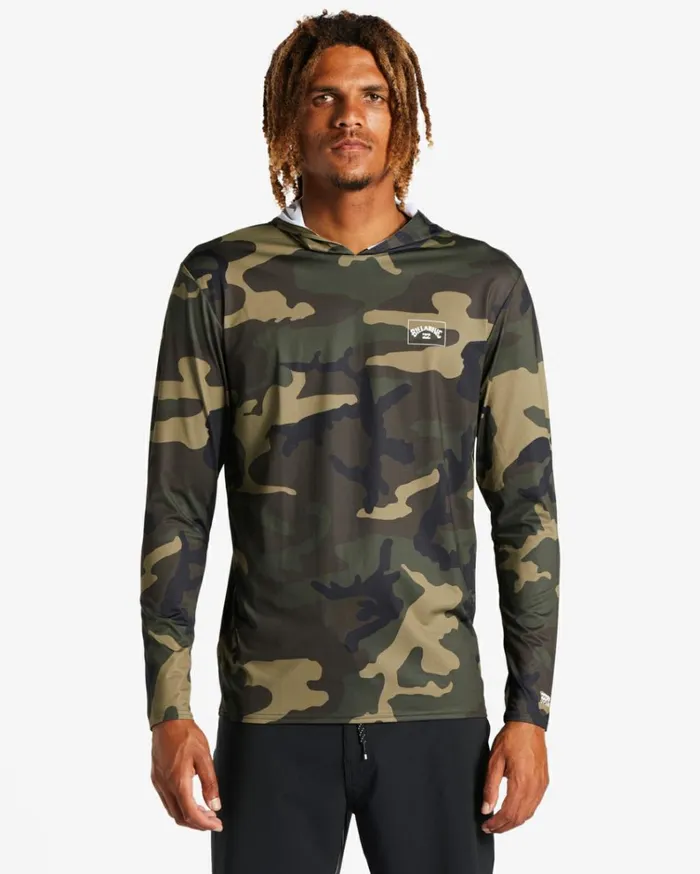 Arch Mesh Hooded UPF 50 Long Sleeve Rashguard Surplus Men Billabong Shorts