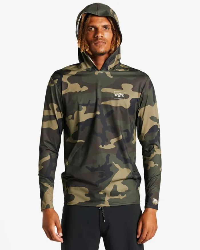 Arch Mesh Hooded UPF 50 Long Sleeve Rashguard Surplus Men Billabong Shorts