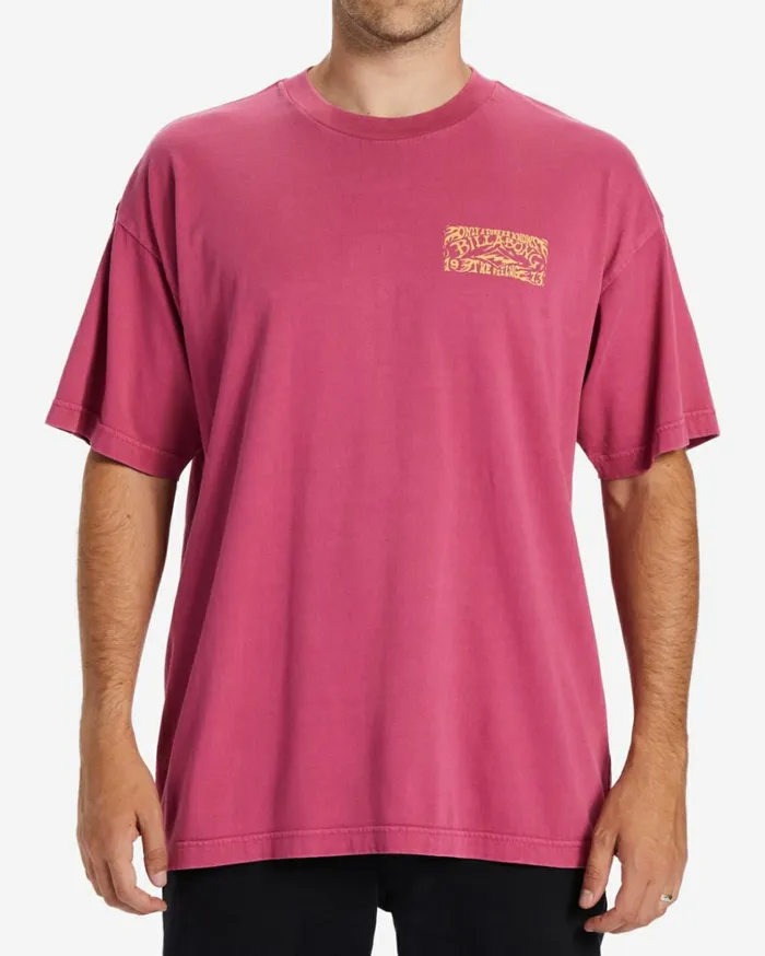 Arch Wave TShirt Wild Berry Men Billabong TShirts