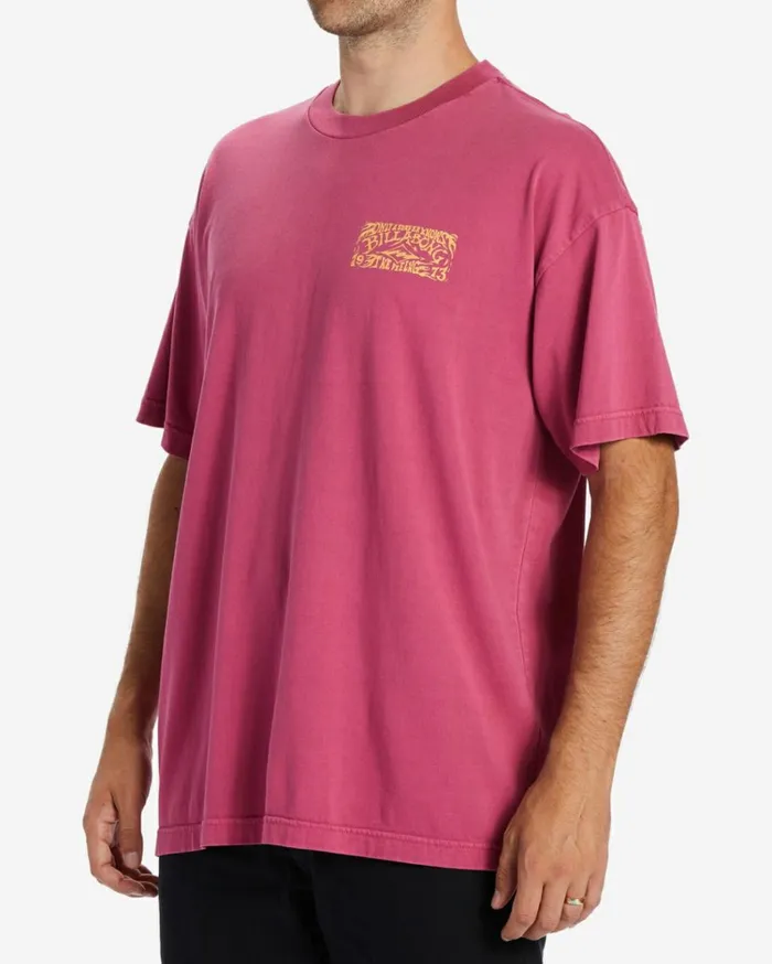 Arch Wave TShirt Wild Berry Men Billabong TShirts