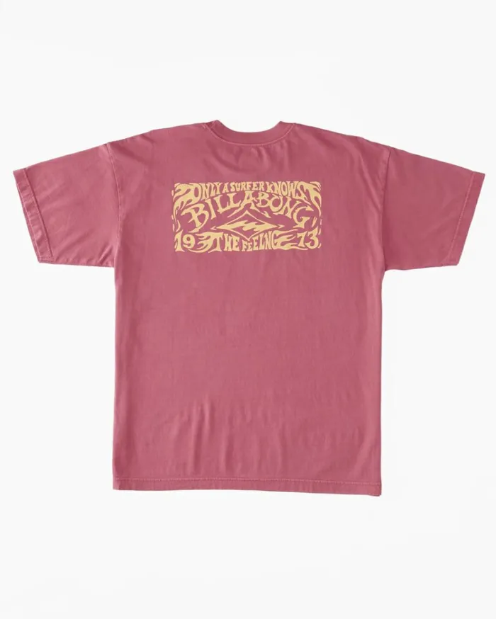 Arch Wave TShirt Wild Berry Men Billabong TShirts