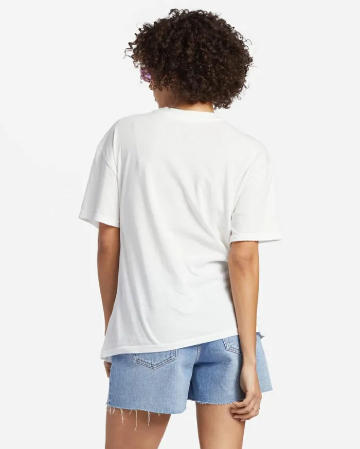 Around The Sun TShirt Salt Crystal Women Billabong Graphic Tees and Tanks