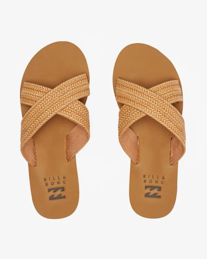 Avery Slider Sandals Tan Women Billabong Shoes
