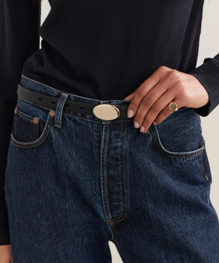 Belts Women Jenni Kayne Leather Audrey Belt Blackbrass