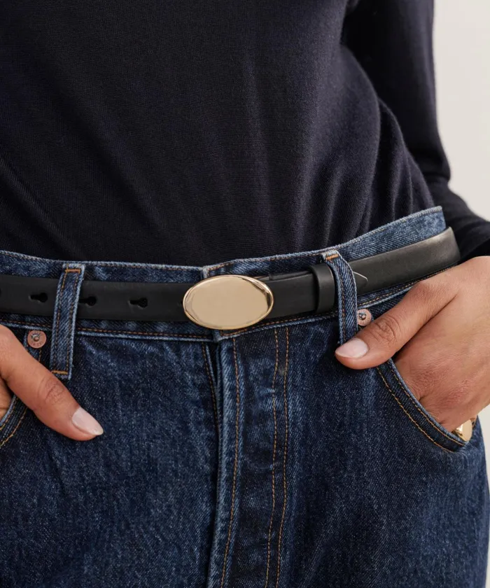 Belts Women Jenni Kayne Leather Audrey Belt Blackbrass