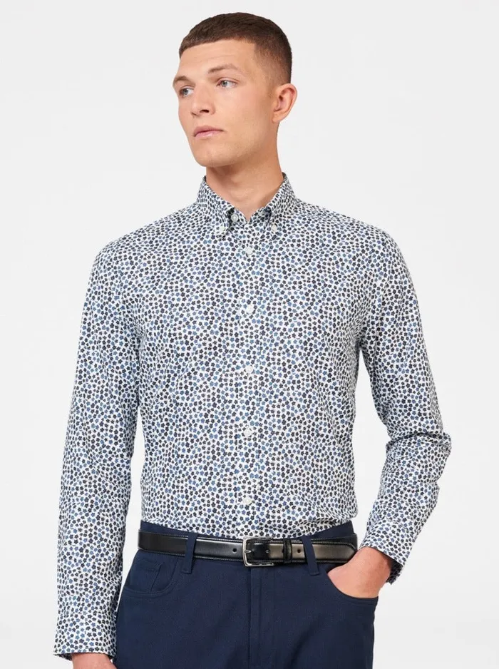 Ben Sherman Archive Print Shirts Men Ditsy Floral Print Long Sleeve Shirt Ben Sherman Archive Print Shirts Men Ditsy Floral Print Long Sleeve Shirt