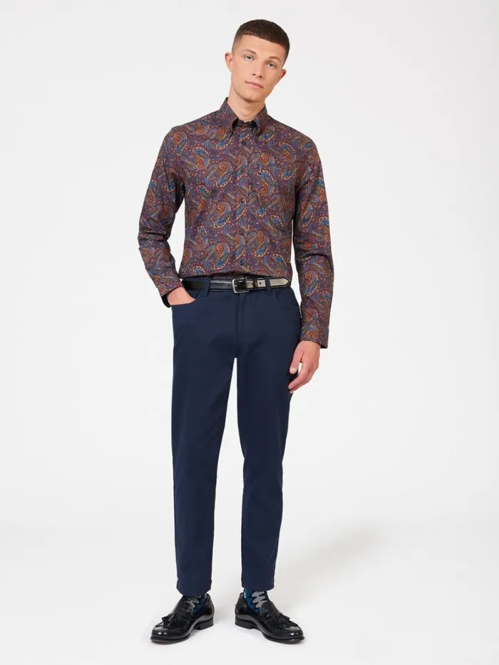 Ben Sherman Archive Print Shirts Men Signature Paisley Print Shirt 8211 Fog Ben Sherman Archive Print Shirts Men Signature Paisley Print Shirt 8211 Fog