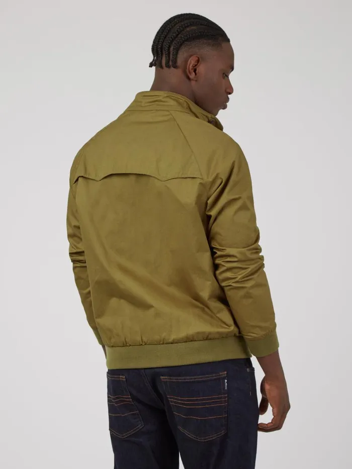 Ben Sherman Harrington Jackets Men Signature Harrington Jacket 8211 Grasshopper