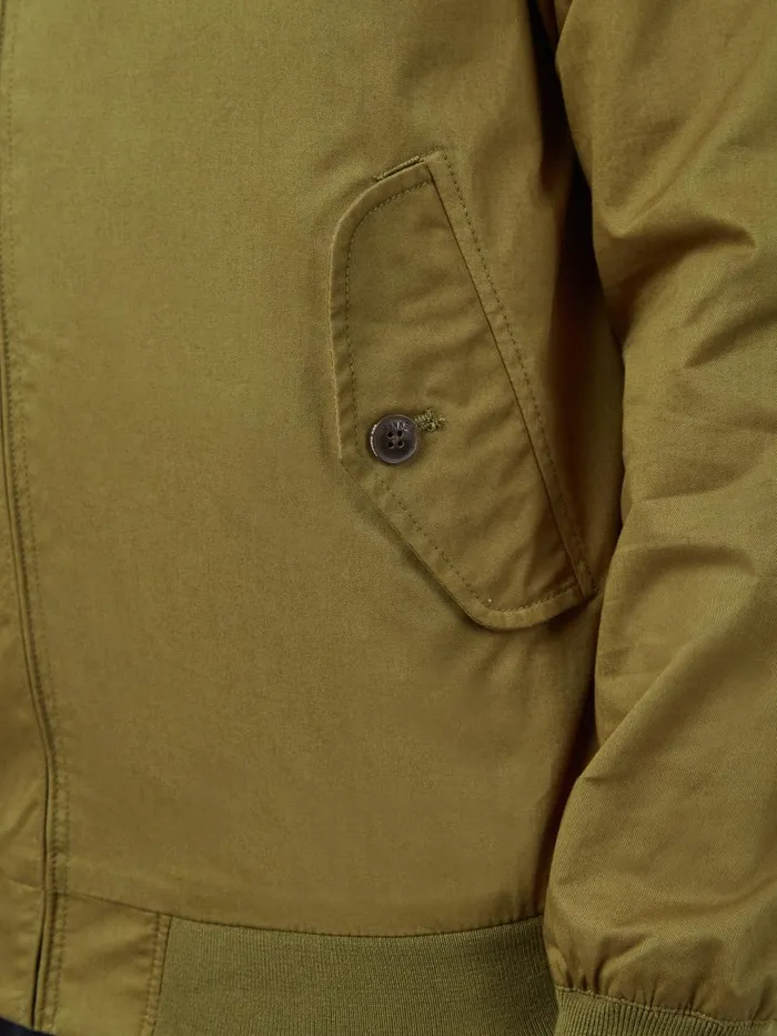 Ben Sherman Harrington Jackets Men Signature Harrington Jacket 8211 Grasshopper