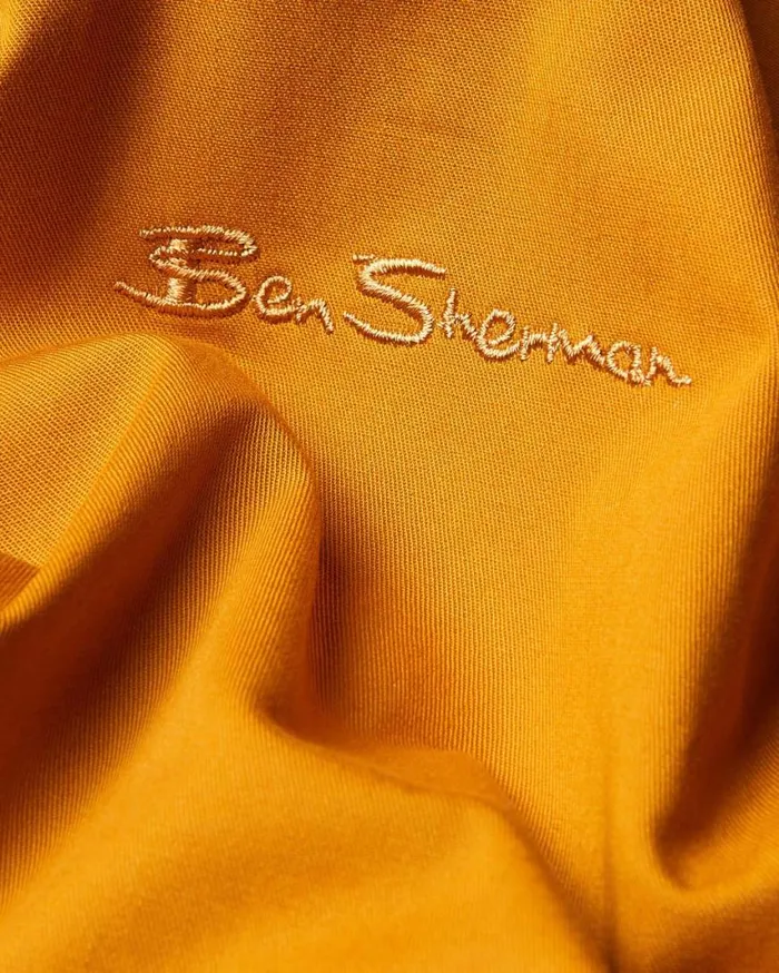 Ben Sherman Harrington Jackets Men Signature Harrington Jacket 8211 Mustard Ben Sherman Harrington Jackets Men Signature Harrington Jacket 8211 Mustard