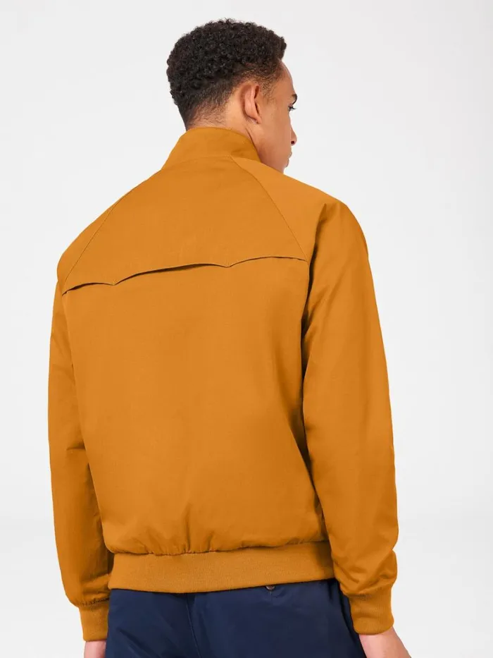 Ben Sherman Harrington Jackets Men Signature Harrington Jacket 8211 Mustard Ben Sherman Harrington Jackets Men Signature Harrington Jacket 8211 Mustard