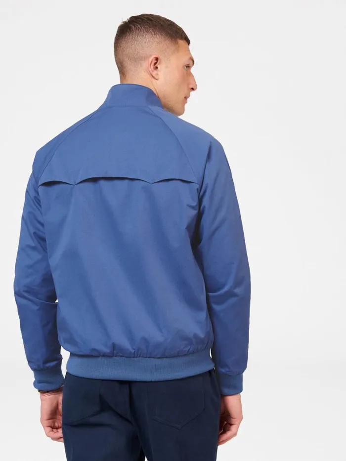Ben Sherman Harrington Jackets Men Signature Harrington Jacket 8211 Riviera Blue Ben Sherman Harrington Jackets Men Signature Harrington Jacket 8211 Riviera Blue