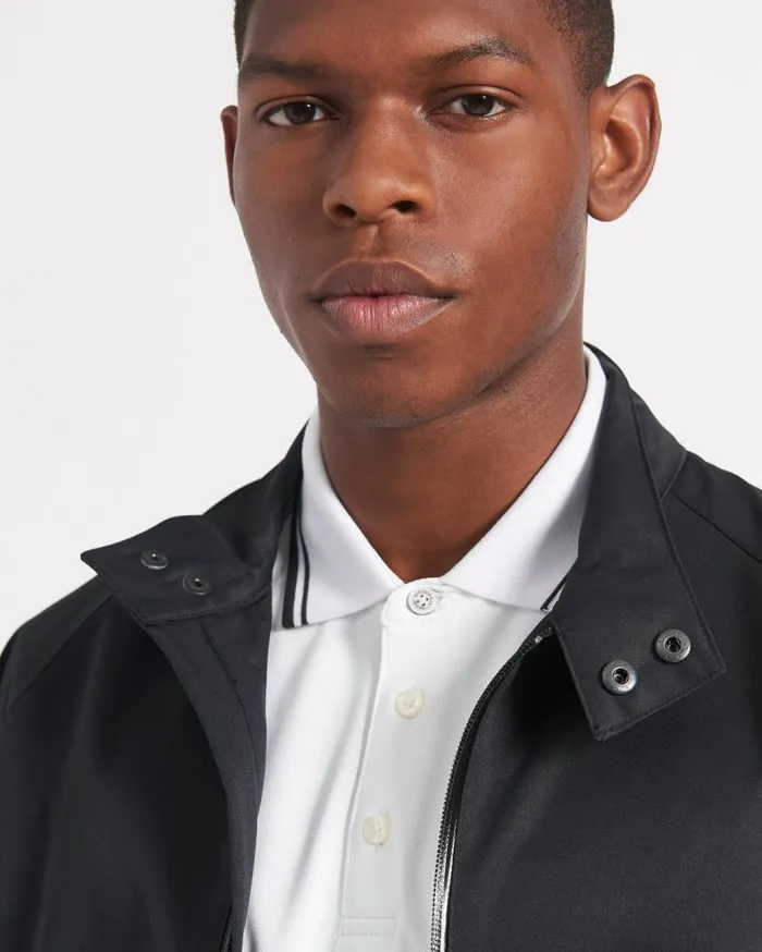 Ben Sherman Harrington Jackets Men Waterproof Harrington Jacket 8211 Black